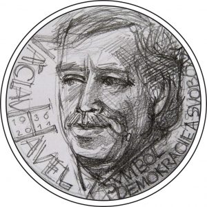 návrh mince Václav Havel česká mincovna