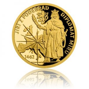 Zlatá mince Doba Jiřího z Poděbrad – Diplomat míru proof - Česká mincovna