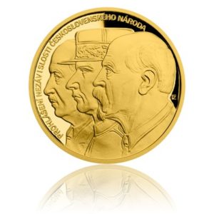 Zlatá půluncová medaile Přijetí Washingtonské deklarace proof