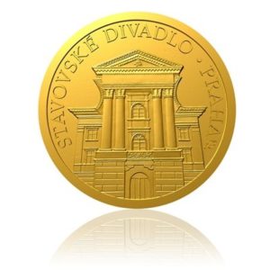 Zlatá mince Stavovské divadlo proof