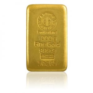 zlaté spoření - zlatá investiční cihla, slitek o váze 1 kg